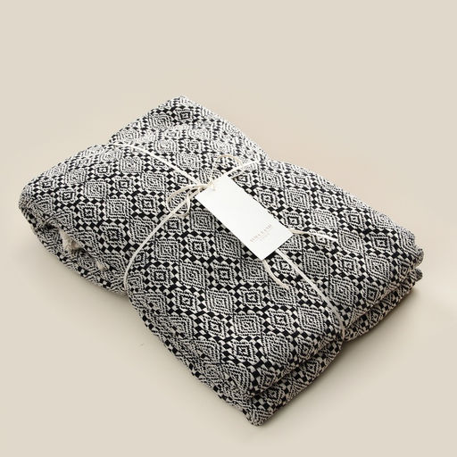 Плед SL Home Ethnics, 150×200 см с помпонами, 500 г/м²