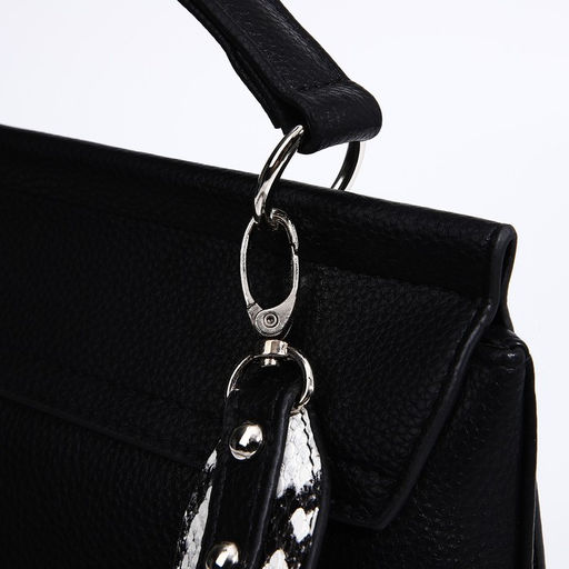 Сумка женская TEXTURA, мессенджер, средний размер, цвет чёрный  фото 4