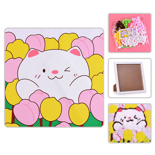 Набор творческая мастерская 22х22см "Котик"