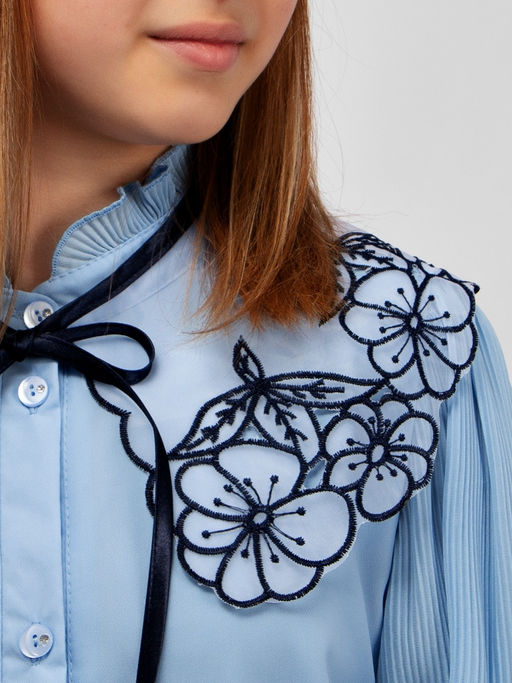 АКЦИЯ Блузка для девочки длинный рукав Соль&Перец фото 3