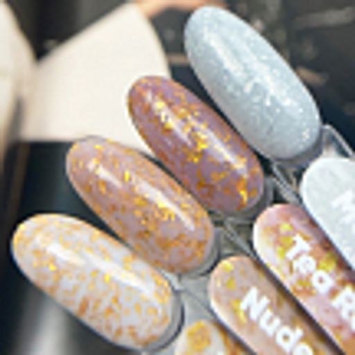 POTAL Moon base каучуковая молочная база с серебряной поталью - Patrisa nail фото 3