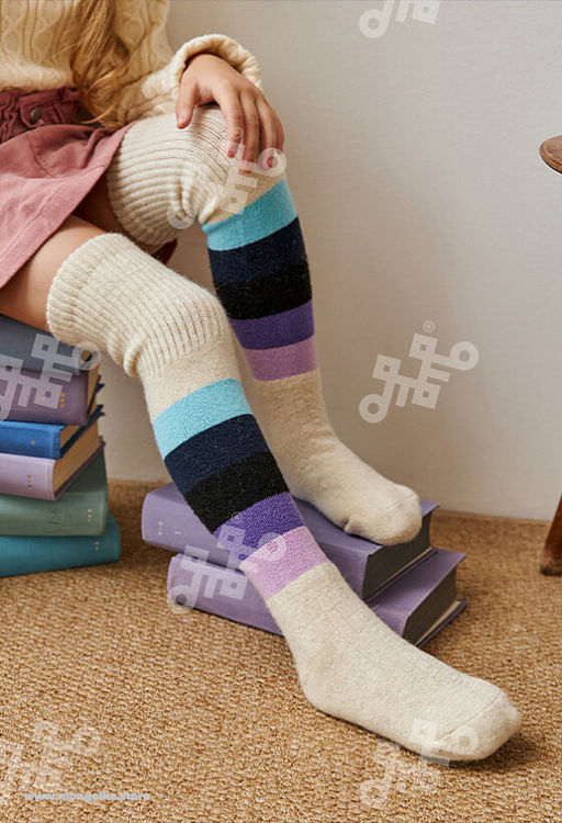 Гольфы детские из 100% монгольской шерсти (арт. 02164) - Mongolka фото 4