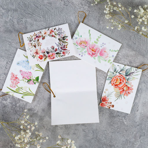 Открытка набор 120 штук / DE-143 /уп 60/ Цветы - ГалеонТрейд фото 3