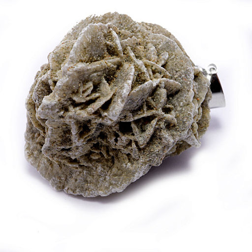 Кулон с натуральным редким камнем Роза Пустыни