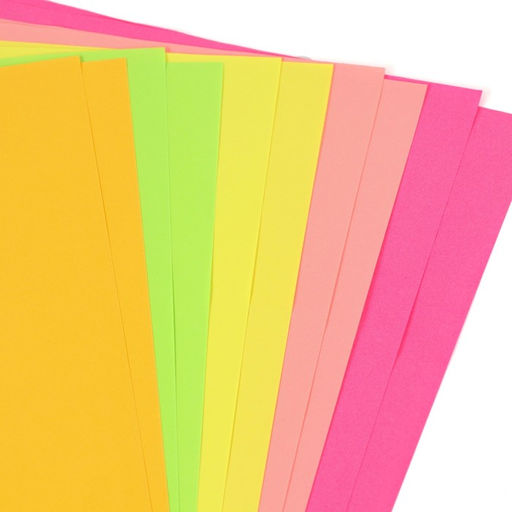 Бумага цветная неоновая, тонированная, А4, 10 листов, 5 цветов, 80 г/м2, Тачки - Disney фото 4