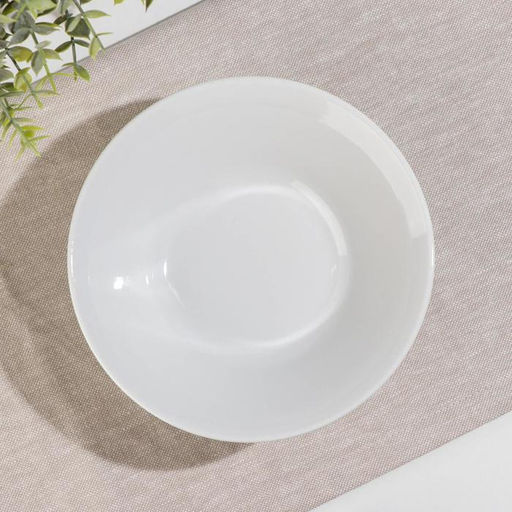 Цена за 2 шт. Салатник Добрушский завод «Бельё», 600 мл, фарфор, белый