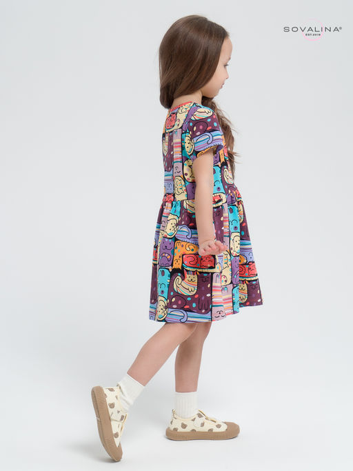 Платье Лето коты в горошек new - Sovalina фото 22