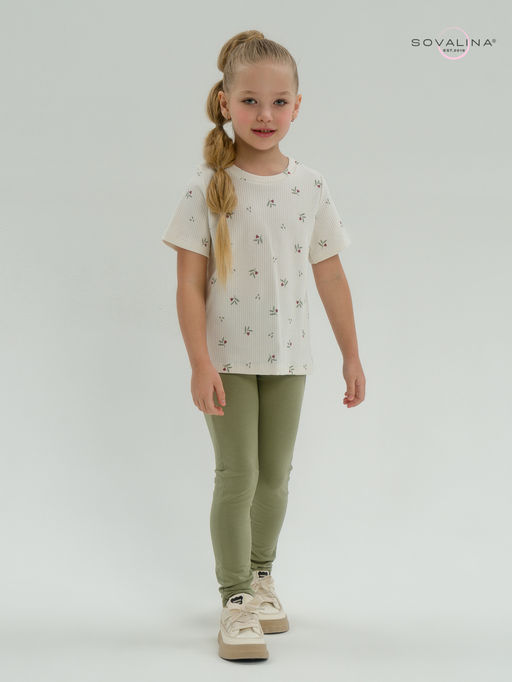 Костюм Мулан бордовые тюльпанчики-оливка - Sovalina фото 6