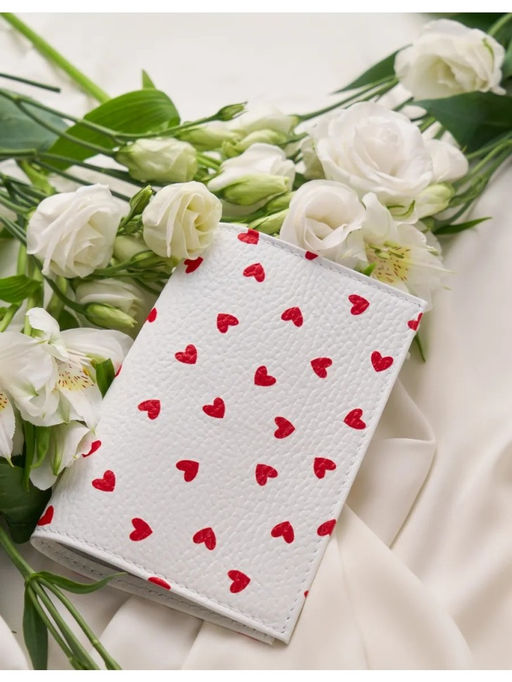 Кожаная обложка для паспорта с принтом - Sergio valentini фото 4