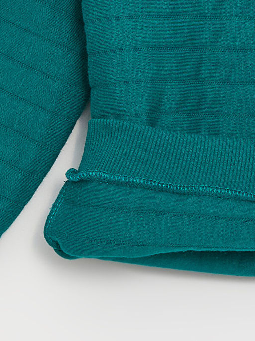 Bisiklet Yaka Uzun Kollu Bask?l? Erkek Bebek Sweatshirt - Waikiki фото 2