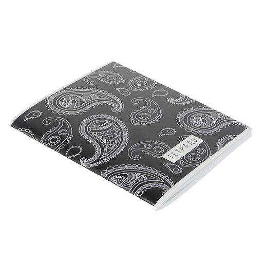 Цена за 4 шт. Тетрадь 96 листов в клетку Calligrata Узоры, обложка мелованный картон, блок офсет, МИКС  фото 3