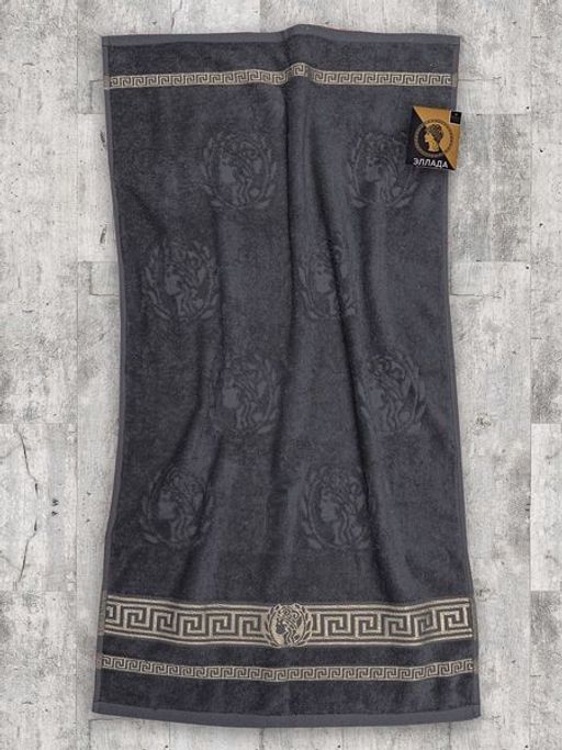 Махровое полотенце Эллада- сер. 50*90 см. хлопок 100% - Лен поволжья фото 2