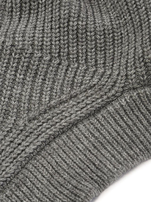 Шапка жен. шерсть+акр LB-BR55036 d.grey melange - Labbra фото 3