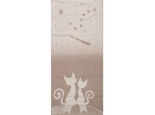 6с102.511ж2 В тишине (лен3) Полотенце махровое 67х150см