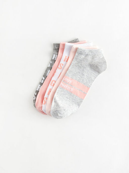 Desenli Kad?n Patik ?orap 5li