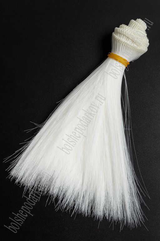 Фурнитура "Трессы для кукол Premium" 15 см; 30 гр (SF-2859) прямые №60