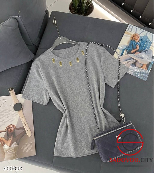 Футболка женская из хлопка - Fiona фото 2