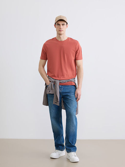 Bisiklet Yaka Erkek Penye Ti??rt