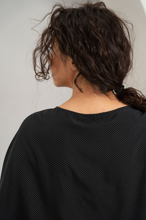 Блузка ТБ-113 черный горох - Angelika фото 8