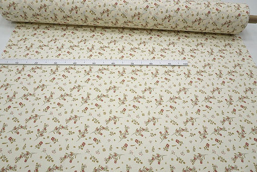 Муслин двухслойный с эф.жатости Весенний миг (терракотовые цветочки), ш.1.4м, хл-100%, 120гр/м.кв - Купава фото 8