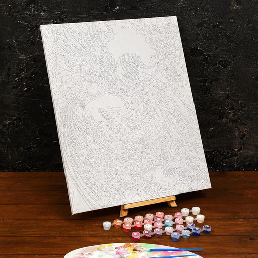 Картина по номерам на холсте с подрамником Волшебный пегас 40 50 см - Школа талантов фото 3