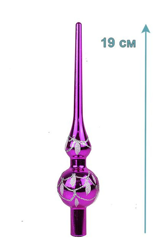 Новогоднее украшение Наконечник для ёлки19см