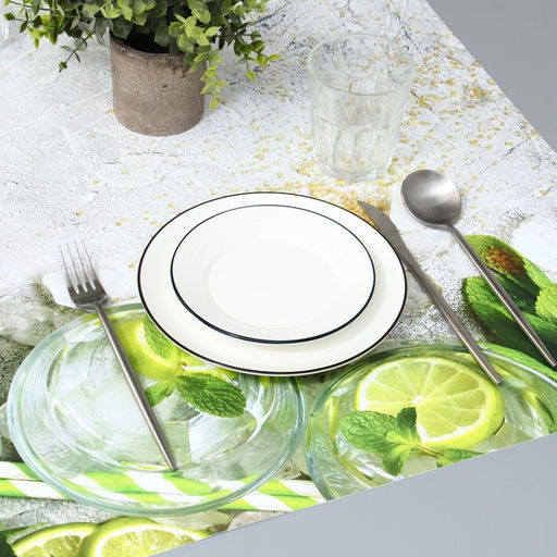 Цена за 10 шт. Салфетка сервировочная на стол «Лайм», 60×90 см