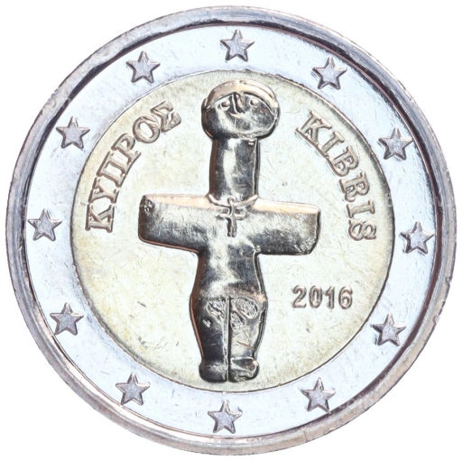 Монета 2 евро 2016 года Кипр