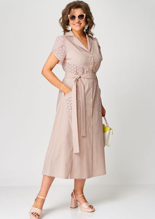 Платье EVA GRANT 7200В пудра