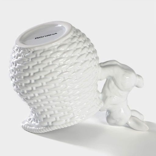 Молочник Доляна Зайка, 450 мл, цвет белый  фото 11