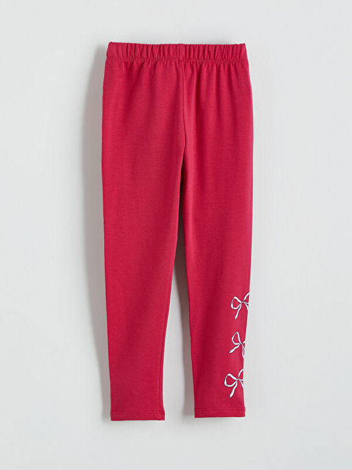 Fiyonk Bask?l? K?z ?ocuk Tayt