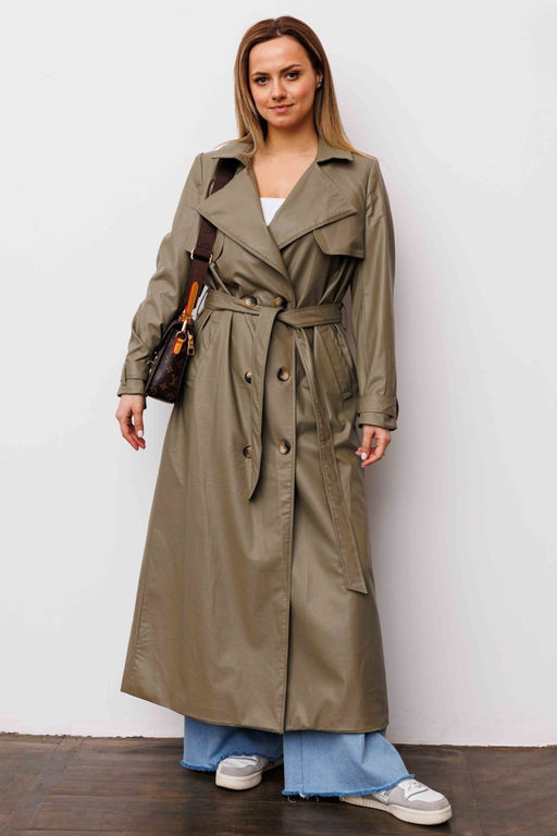 Плащ AURA 7036-164 олива