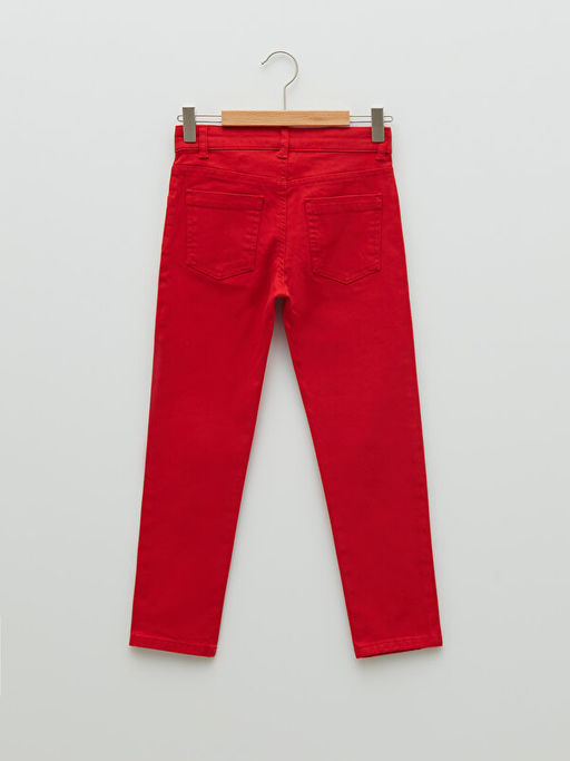 Slim Fit Basic Gabardin Erkek ?ocuk Pantolon - Waikiki фото 3