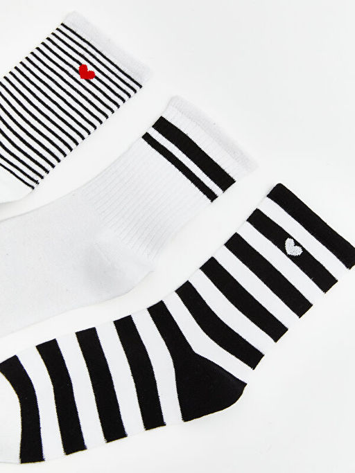 Desenli Kad?n Soket ?orap 5li