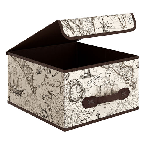 VAL EX-BOX-LS Короб стеллажный с крышкой, малый, 28*30*16 см, EXPEDITION, шт