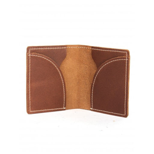 Портмоне мужское Croco-ПР-1065 натуральная кожа 1 отд, 4 карм, коричневый пулл-ап матовый (219) 263795  фото 3