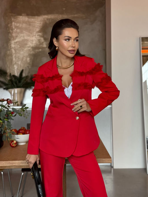 Костюм AURA 9275-170 красный