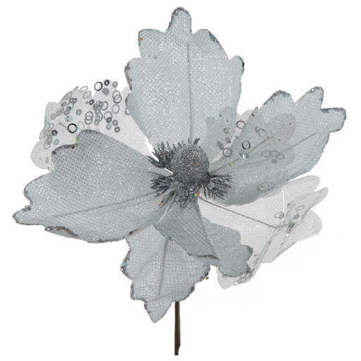 Цветок искусственный "Магнолия", L22 W22 H19 см