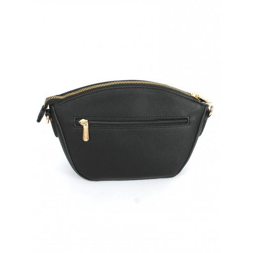 Сумка женская искусственная кожа DJ-СМ 7362-BLACK, 1отд, плечевой ремень, черный SALE 263880 - Adelia фото 2