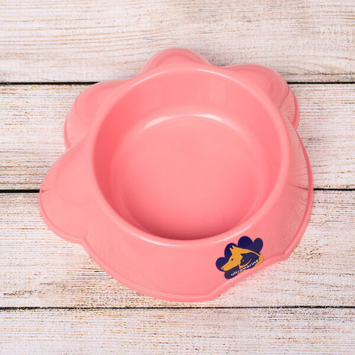 Цена за 4 шт. Миска пластиковая "Мр. Лапкин", цвет розовый, 16,5см /300мл