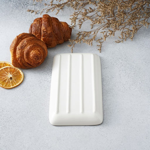 Блюдо Доляна «Искушение», 20×11×2 см, прямоугольное, керамика, розовое