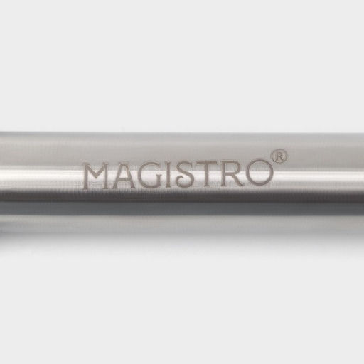 Ложка для формирования митболов Magistro Solid, 236,5 см, цвет хромированный  фото 4