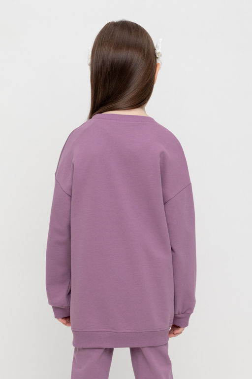 Crockid _ КР 302552/насыщенный виноград к525 джемпер для дев  фото 4