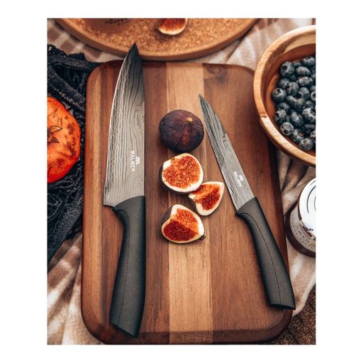 Нож Шеф Walmer Titanium 19 см, цвет серый  фото 10