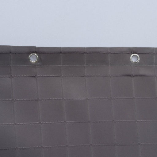 Штора для ванной «Гри Сандре», с люверсами, 180×180 см, полиэстер, коричневая