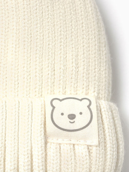 Шапка детская «Крошка Я», размер 44-46 см, молочная