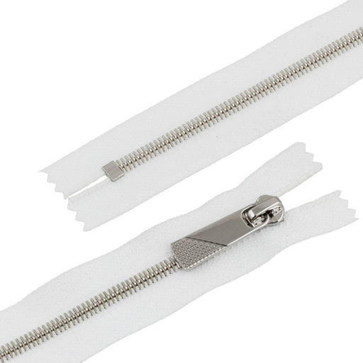 Молния Металл декоративная Gamma KAP-5 20 см серебро однозамковая Тип 5 5 шт неразъёмная