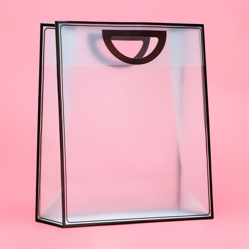 Пакет ПП с вырубной ручкой, прозрачный, 36×30×13 см, чёрный