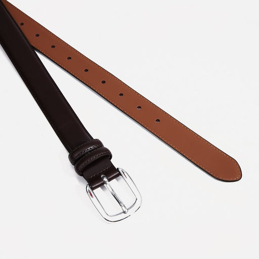 Ремень женский, ширина 3 см, винт, пряжка металл, цвет коричневый - Simaland фото 2