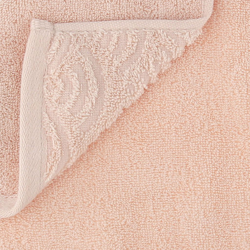 Полотенце махровое "Волна" 34х75см, хлопок 100%, персиковый (Китай)